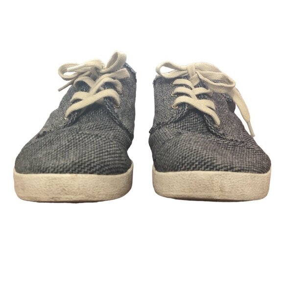 TOMS Sneaker Shoes Women's Size US8 Gray Paseo Movember Herringbone Mix - Picture 2 of 8